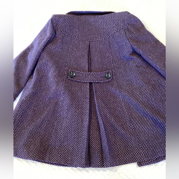 Miss Sixty Double Breasted Tweed Wool Blend Pea Coat L - Picture 13 of 16